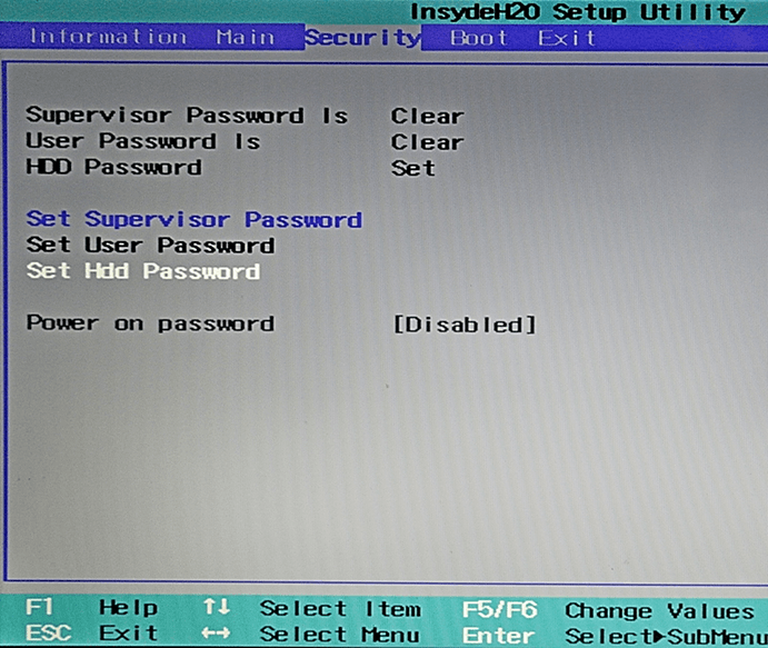 Как поставить пароль на биос windows 7