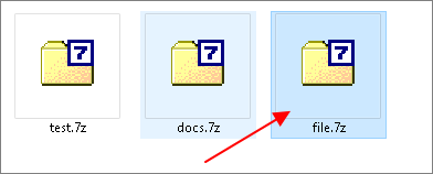 7z архивы с иконкой 7-Zip