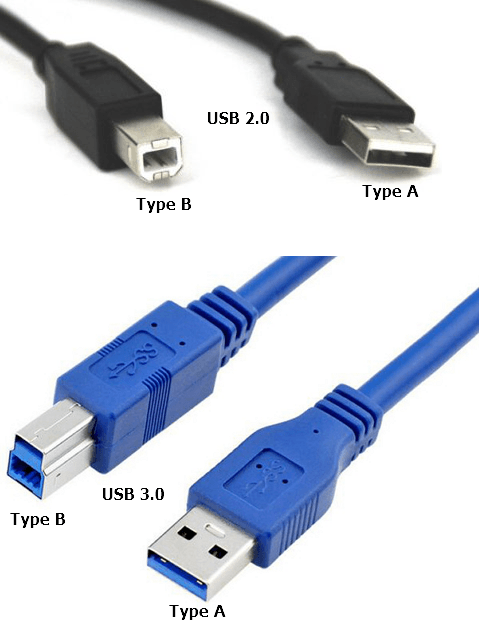 USB кабель для подключения принтера к ноутбуку